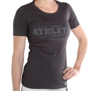 Athletico Women Charcoal Tshirt Front