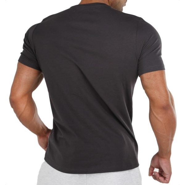 Athletico Men Charcoal Tshirt Back