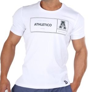 Athletico Men White Env Tshirt Front